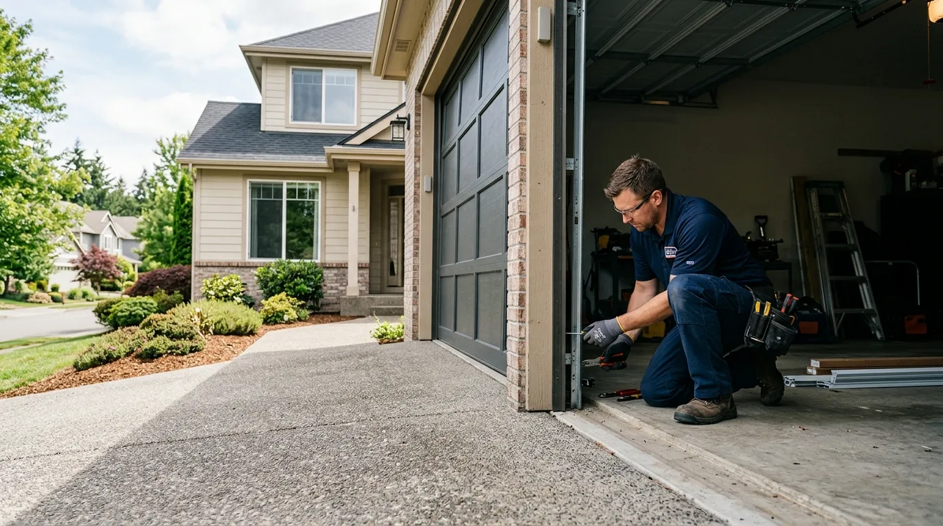 Garage door work by Edison Garage Door Pros in Edison, NJ