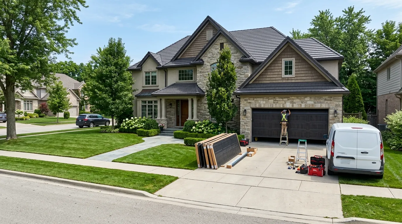 Garage door work by Edison Garage Door Pros in Edison, NJ